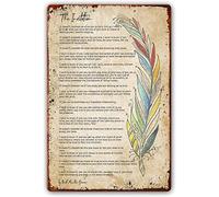 L'invito, poesia, arte murale, cartello in metallo vintage, poster e stampe di poesie, immagine per camera da letto, decorazioni da parete per la casa moderna, opera d'arte verticale stampata, 8x12 p