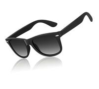 LINVO Occhiali da Sole Polarizzati per Uomo Donna Protezione alla Guida Protezione UV tile Retrò Anni '80 Design