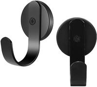 Linwnil Confezione da 2 ganci magnetici per ghirlande, ganci per porta d'ingresso in metallo, per decorazioni natalizie