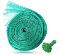 linyingdian Rete protettiva per uccelli 4 x 20 m, rete di protezione per piante, rete in plastica a quadretti verde, 50 fascette per la protezione di frutta e verdura, adatta per uccelli, conigli e