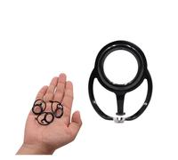 LINYpA66 Guide per canna da pesca Kit di riparazione per canna da pesca Kit di riparazione Casting Tip Eye Rings Set di costruzione in acciaio inossidabile 10 ~ 20 pezzi Acqua salata d'acqua dolce