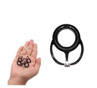 LINYpA66 Guide per canna da pesca Kit di riparazione per canna da pesca Kit di riparazione Casting Tip Eye Rings Set di costruzione in acciaio inossidabile 10 ~ 20 pezzi Acqua salata d'acqua dolce