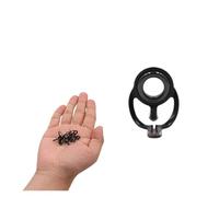 LINYpA66 Guide per canna da pesca Kit di riparazione per canna da pesca Kit di riparazione Casting Tip Eye Rings Set di costruzione in acciaio inossidabile 10 ~ 20 pezzi Acqua salata d'acqua dolce