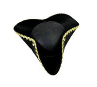 Linyuir Dame Cappello Accessori La Testa Borsa Cintura Costume Pirata Borgogna Taglia unica