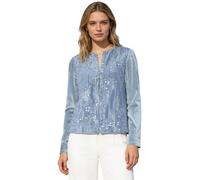 Linyuir Donna Cardigan Maniche Lunghe in Satin con Strass Pullover Tops Corti Eleganza Blazer Matrimonio Party Outfit Primavera E Autunno Clubwear Blu Celeste XXL