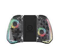 Linyuvo KS40 Gamepad Wireless Trasparente per Switch/Oled Con LED a 8 Colori, Fu