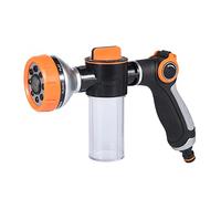LINZI Spruzzatore Della Schiuma del Tubo da Giardino 8 Modelli Pistola a Spruzzo da Giardino Dispenser di Sapone, per Lavare Auto o Animali, Irrigazione di Piante