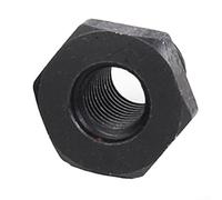 Lioaeust Adattatore mandrino tornio legno, 33x3.5mm a 18x1.5mm, 1 Pc, nero, metallo