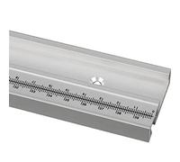 Lioaeust Binario a T in lega di alluminio, scanalatura a T per la lavorazione del legno con morsetto ad azione rapida (500 mm)