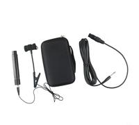 Lioaeust Microfono per sax, microfono portatile cablato per sassofono omnidirezionale pickup 3 e 4 pin clip on design per strumenti (A: tre pin)