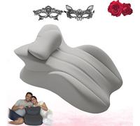 Liocwocne ERGOLOVE Sensual Pillow, 27° Position Getvireon Vireon Sweet Spot Pillow, Memory Foam Sex Cushion for Bed Adult, Experienced Better Support & Alignment, Keep The Passion Going all Night(B)