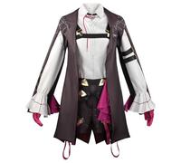 LIOEUE Costume Cosplay Kafka (Star Rail) Per Donna | Cappotto Marrone Con Accessori, Vestito Per Halloween E Fan Di Anime Gaming-clothes||XXL