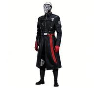 LIOEUE Costume Cosplay Warden Ispirato Ufficialmente | Delta Force: First Mission, Completo Con Lungo Cappotto (Set completo,S)