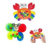 lioewhu Giocattoli Sensoriali per l'Ordinamento dei Colori, 2 PCS Giocattoli per l'Ordinamento dei Colori, Giocattolo Sensoriale, Color Sorting Toys, Farfalla + Granchio