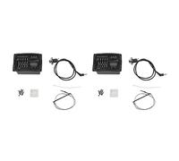 Lioggyet 2 x Equalizzatore EQ di Preamplificatore per Chitarra Acustica a 5 Bande Amplificatore per Chitarra Acustica Sintonizzatore di Miscelazione Digitale Piezoelettrica Perno