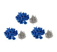 Lioggyet 30 Pezzi di Corda di Arrampicata Connettore di Plastica Fibbia di Rete Accessori da Arrampicata Blu
