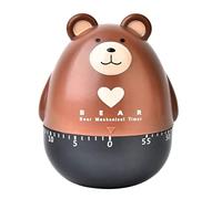 Lioggyet Timer da Cucina Timer per Uova Timer per Il Conto alla Rovescia Timer Meccanico per Famiglie di Animali 55 Minuti, per Cucinare, Sport, Imparare, ECC.,