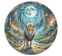 Lion 1000 Piece Jigsaw Puzzle For Adults Challenging Game Stress Relief Puzzle Cultivate The Spirit of Teamwork For Adults Gifts 1000pcs (67.5x67.5cm)