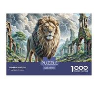 Lion 1000 Piece Jigsaw Puzzle For Adults Challenging Game Stress Relief Puzzle Exercise The Memory of The Brain for The Whole Family, Gifts for Women, Gifts for Men 70x50cm/1000pcs