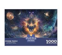 Lion 1000 Piece Jigsaw Puzzle For Adults Challenging Game Stress Relief Puzzle Exercise The Memory of The Brain for The Whole Family, Gifts for Women, Gifts for Men 38x26cm/1000pcs