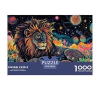 Lion 1000 Piece Jigsaw Puzzle For Adults Challenging Game Stress Relief Puzzle Exercise The Memory of The Brain for The Whole Family, Gifts for Women, Gifts for Men 38x26cm/1000pcs