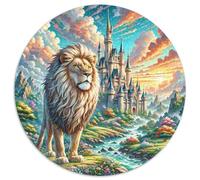 Lion 1000 Piece Jigsaw Puzzle For Adults Educational Games Stress Relief Puzzle Cultivate The Spirit of Teamwork for Men, Women, Elders, Seniors 1000pcs (67.5x67.5cm)