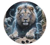 Lion 1000 Piece Jigsaw Puzzle For Adults Family Challenge Toys Stress Relief Puzzle Cultivate The Spirit of Teamwork For Adults Gifts 1000pcs (67.5x67.5cm)