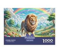 Lion 1000 Pieces Jigsaw Puzzles For Adults Challenging Game Stress Relieving Entertainment Cultivate The Spirit of Teamwork for The Whole Family, Gifts for Women, Gifts for Men 70x50cm/1000pcs