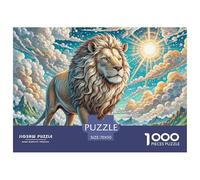 Lion 1000 Pieces Jigsaw Puzzles For Adults Challenging Game Stress Relieving Entertainment Cultivate The Spirit of Teamwork for The Whole Family, Gifts for Women, Gifts for Men 70x50cm/1000pcs