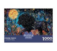 Lion 1000 Pieces Jigsaw Puzzles For Adults Challenging Game Stress Relieving Entertainment Exercise The Memory of The Brain for Men, Women, Elders, Seniors 38x26cm/1000pcs