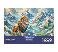 Lion 1000 Pieces Jigsaw Puzzles For Adults Educational Games Stress Relieving Entertainment Cultivate The Spirit of Teamwork for The Whole Family, Gifts for Women, Gifts for Men 70x50cm/1000pcs