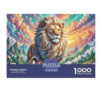 Lion 1000 Pieces Jigsaw Puzzles For Adults Educational Games Stress Relieving Entertainment Exercise The Memory of The Brain for The Whole Family, Gifts for Women, Gifts for Men 70x50cm/1000pcs