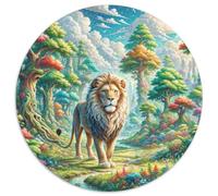 Lion 1000 Pieces Jigsaw Puzzles For Adults Family Challenge Toys Stress Relieving Entertainment Cultivate The Spirit of Teamwork for Men, Women, Elders, Seniors 1000pcs (67.5x67.5cm)