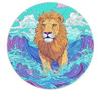 Lion 1000 Tessere Animation Puzzle Adulti Divertimento Festa Aziendale Regalo Per Adulti E Bambini Da 14 Anni E Più 1000pcs (67.5x67.5cm)