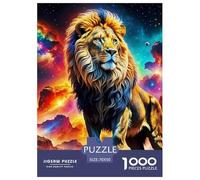 Lion 1000Pezzi Puzzle Immagine Dipinta Beast of Prey Divertimento Idea Regalo Uomo E Donna A Partire Dai 12 Anni70x50cm/1000pcs