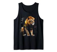 Lion Art - Animali Amanti Motivo Artwork Animal Lion Canotta
