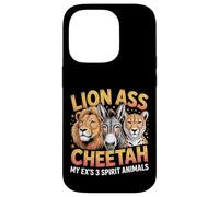 Lion Ass Cheetah My Ex's 3 Spirit Animals Divorzio - Custodia per iPhone 14 Pro