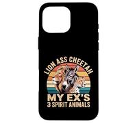 Lion Ass Cheetah My Ex's 3 Spirit Animals Divorzio - Custodia per iPhone 16 Pro Max
