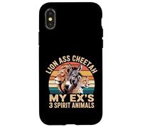Lion Ass Cheetah My Ex's 3 Spirit Animals Divorzio - Custodia per iPhone X/XS