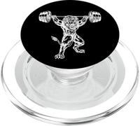 Lion - Bilancieri per sollevamento pesi, fitness, fitness, palestra, allenamento PopSockets PopGrip per MagSafe