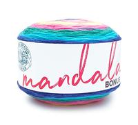 Lion Brand Yarn Mandala Bonus Bundle Filato, Wraith