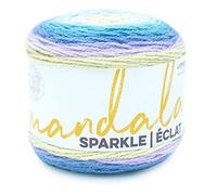 Lion Brand Yarn 527-308 Mandala Sparkle Filato, Orion