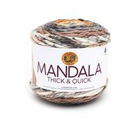 Lion Brand Yarn 528-203 Mandala Thick & Quick Yarn, Stairwell 528-203