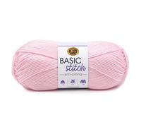 Lion Brand Yarn Company 202-101 Basic Stitch - Filato anti-pelucchi, rosa chiaro, una matassa