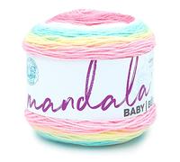 Lion Brand Yarn Company 526-216 Mandala Baby Filato, Rainbow Falls, One Skein, 540 Unità