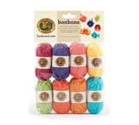 Lion Brand Yarn Company - Gomitoli Bonbons, Colori accesi, Multicolore