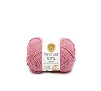 Lion Brand Yarn Company Marca Leone 215 - 140 Feels Like Butta Filato, Poliestere, Rosa Antico, 17.78 x 6.35 x 6.35 cm
