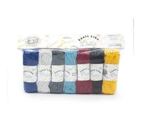 Lion Brand Yarn Feels Like Butta Soft Yarn for Crocheting and Knitting 7Assorted Sample Pack Bold