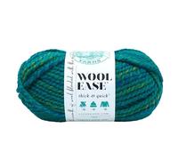 Lion Brand Yarn Filato spesso e veloce, morbido e ingombrante per lavori a maglia, uncinetto e artigianato, 1 matassa, Bluegrass