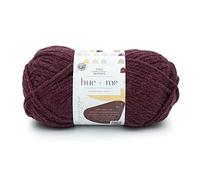 Lion Brand Yarn Hue + Me Filato per maglieria, uncinetto e artigianato, spesso e spesso, morbido filato acrilico e lana, schiacciato, (confezione da 1)